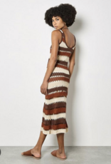 Apricot Apricot - Crochet Stripe Midaxi Robe SS26