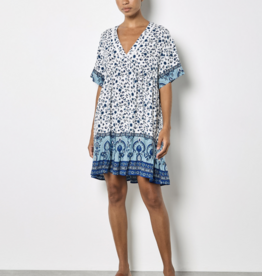 Apricot Apricot - Sarasa Ditsy Border Robe SS26