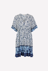 Apricot Apricot - Sarasa Ditsy Border Dress SS26