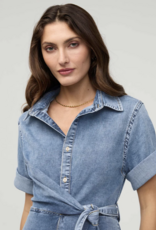 DU/ER DU/ER- WKWR5203  Performance Denim Lite Wrap Shirt Robe SS26