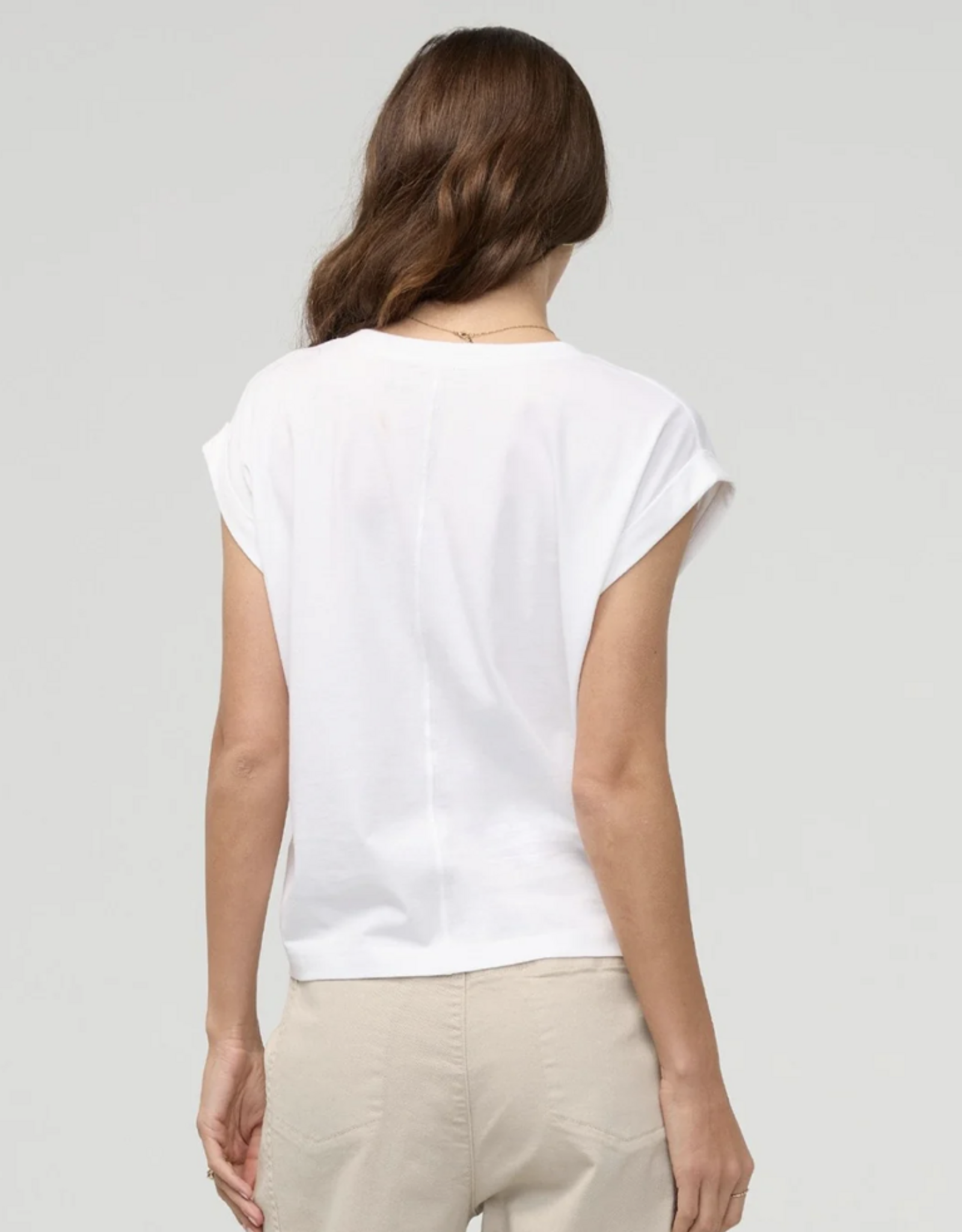 DU/ER DU/ER- WTJO1665  PurePima Dolman V-neck SS26