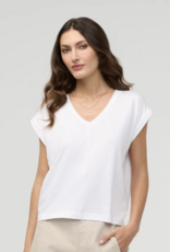 DU/ER DU/ER- WTJO1665  PurePima Dolman V-neck SS26