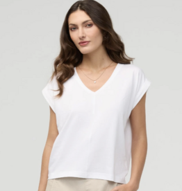 DU/ER DU/ER- WTJO1665  PurePima Dolman V-neck SS26