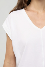 DU/ER DU/ER- WTJO1665  PurePima Dolman V-neck SS26