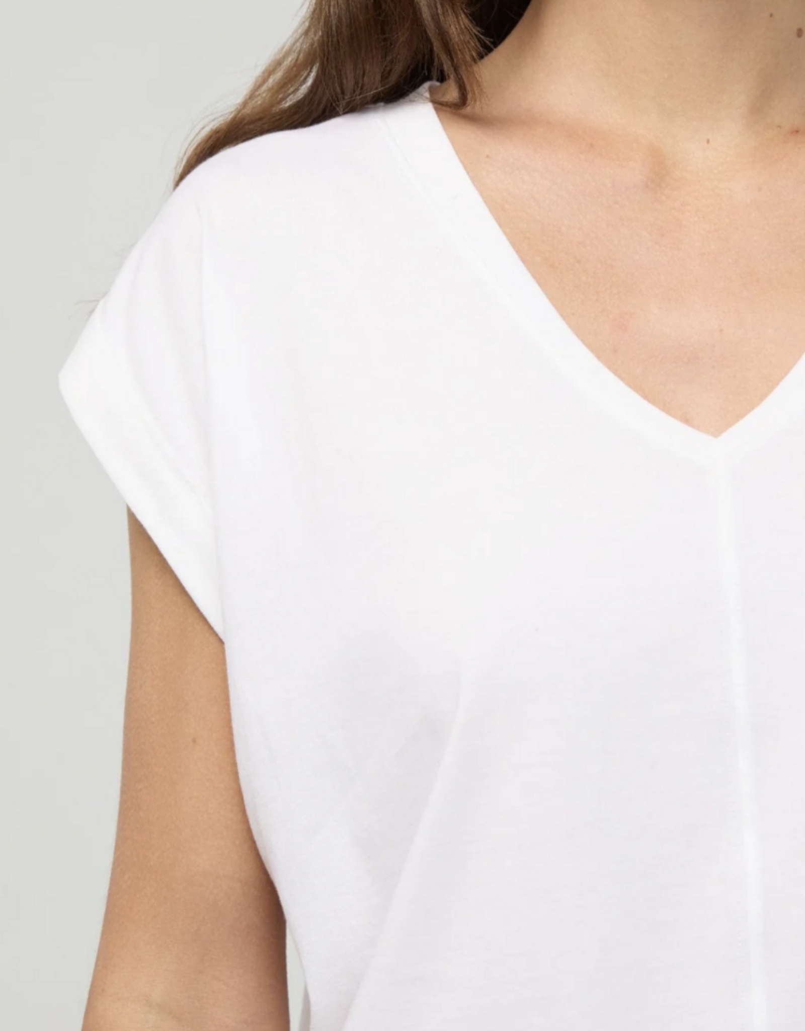 DU/ER DU/ER- WTJO1665  PurePima Dolman V-neck SS26