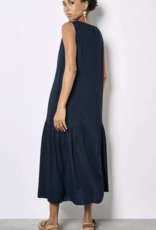 Apricot Apricot - Linen Mix Side Panel trapeze Dress SS26