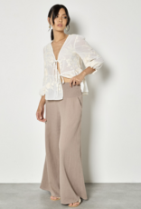 Apricot Apricot - Cotton Weave Wide Leg pantalon SS26