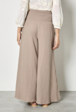 Apricot Apricot - Cotton Weave Wide Leg pantalon SS26