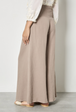 Apricot Apricot - Cotton Weave Wide Leg pantalon SS26