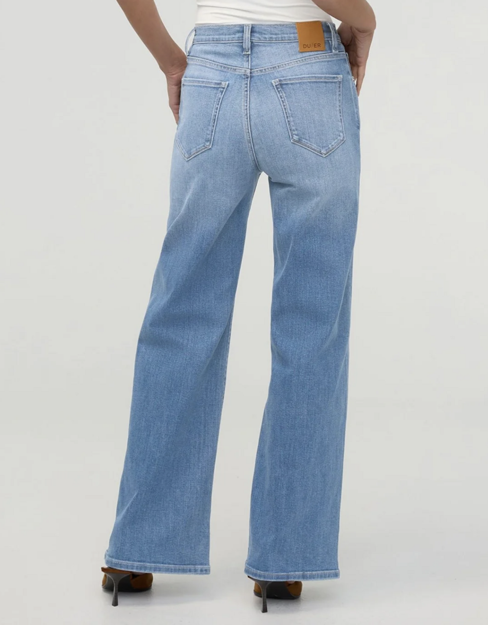 DU/ER DU/ER- WFGR4514 Performance Denim High rise wide leg SS26