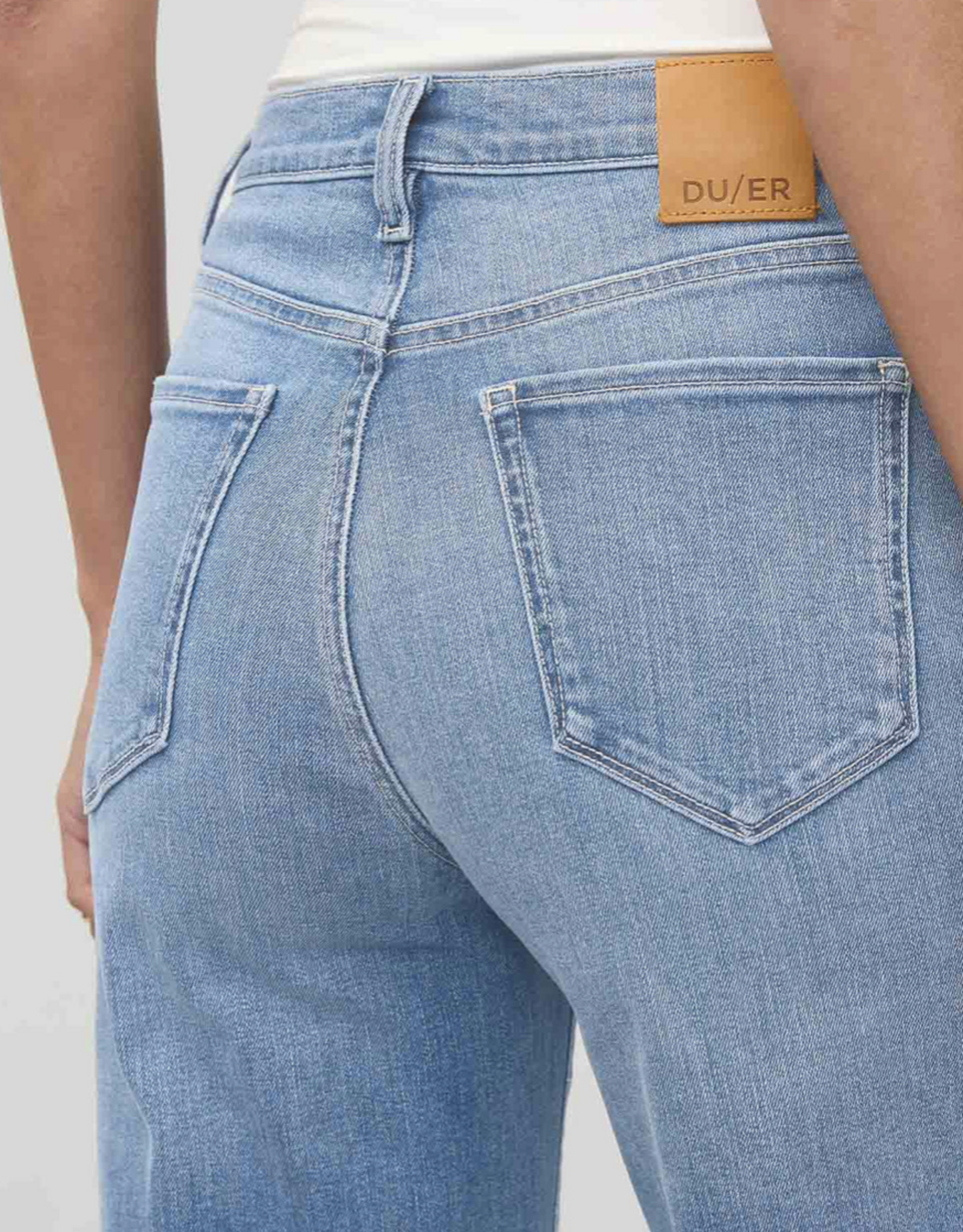 DU/ER DU/ER- WFGR4514 Performance Denim High rise wide leg SS26