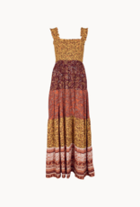 Apricot Apricot - Patchwork Print Tiered Maxi Dress SS26