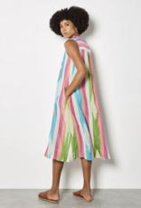 Apricot Apricot - Jacquard Coton M-Stripe Mid Robe SS26