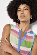 Apricot Apricot - Jacquard Coton M-Stripe Mid Robe SS26