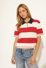 John + Jenn- S624JC60 short sleeve knit polo SS26