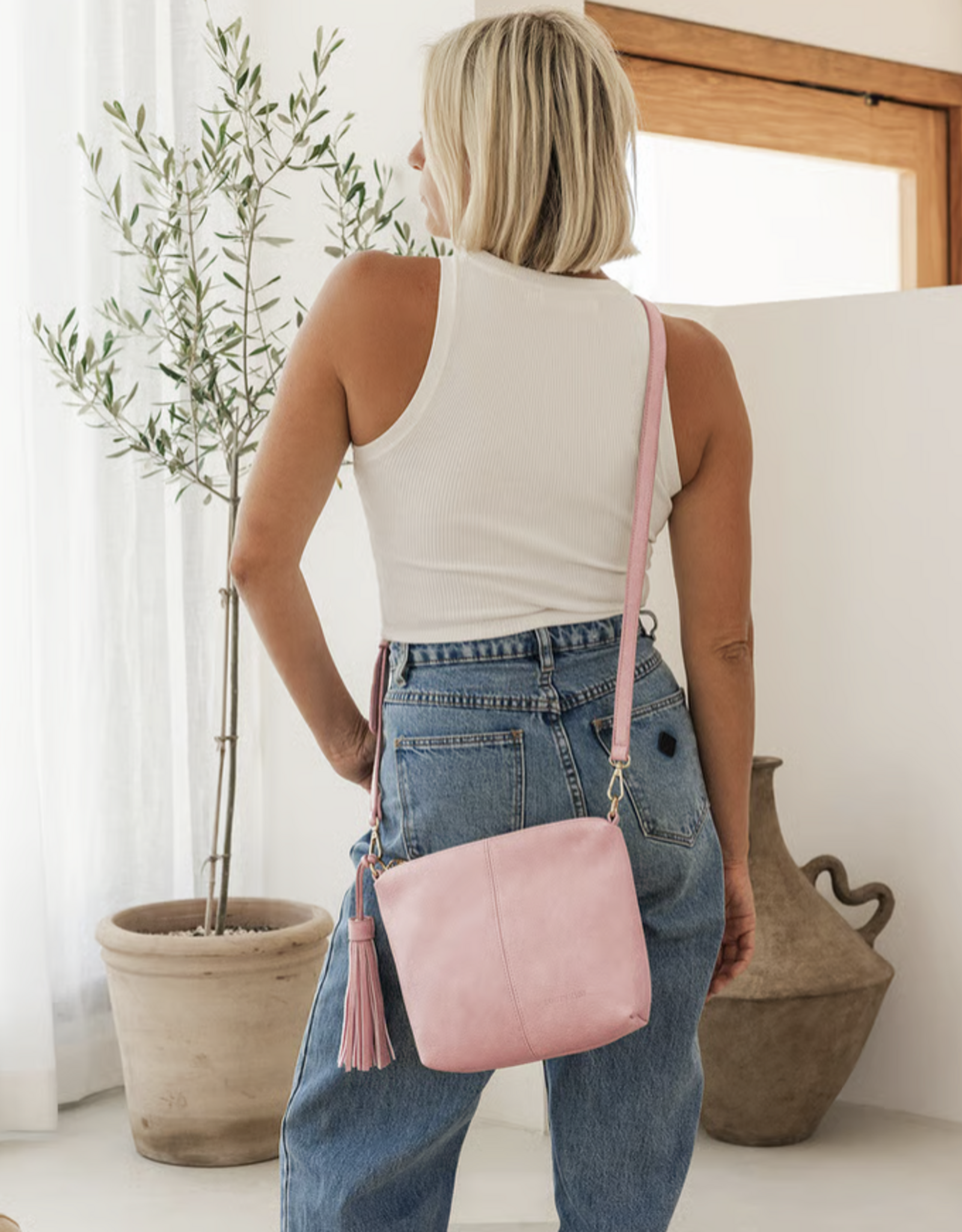 Louenhide Louenhide- Kasey   Stripe Crossbody (2 clrs )SS26