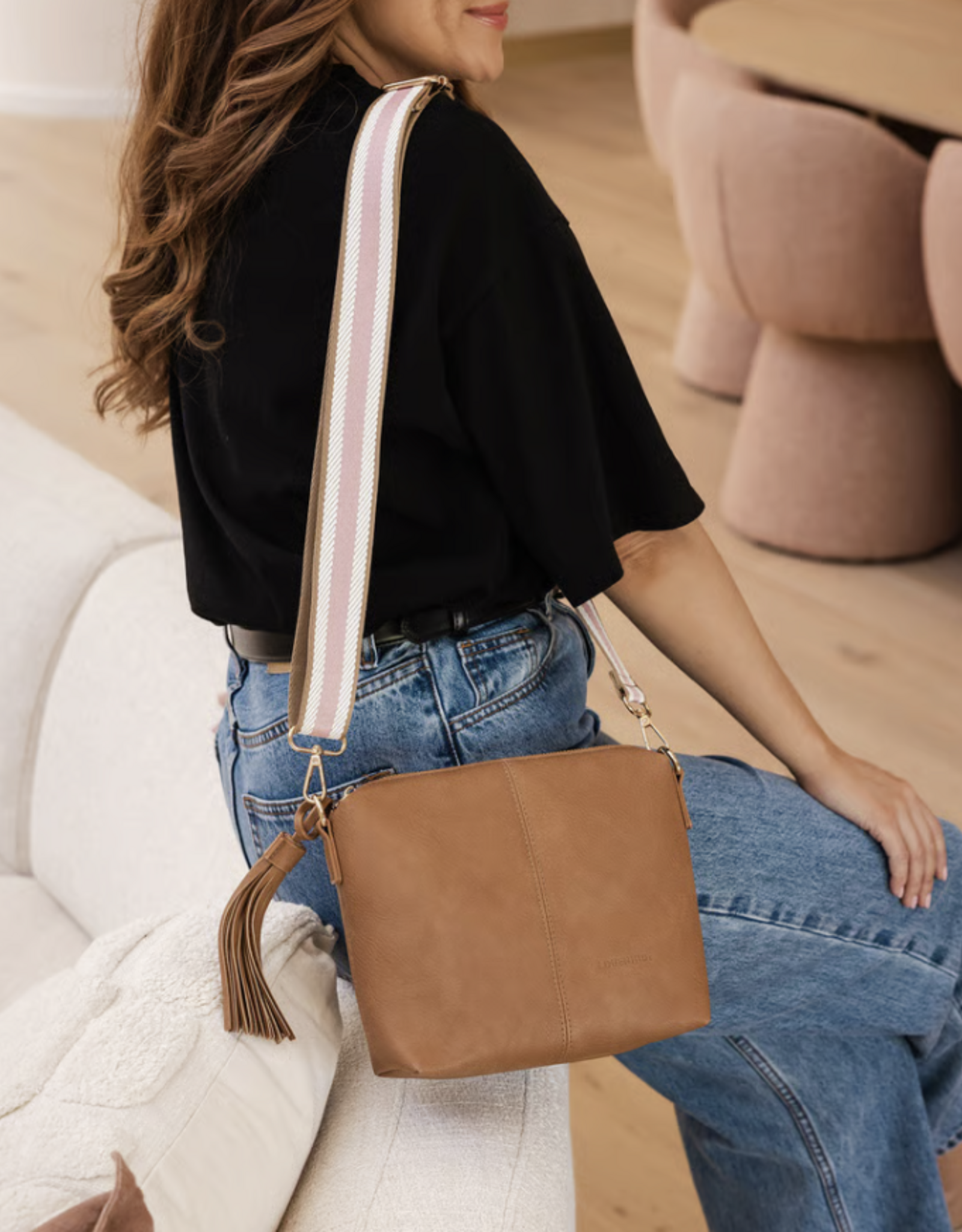 Louenhide Louenhide- Kasey   Stripe Crossbody (2 clrs )SS26