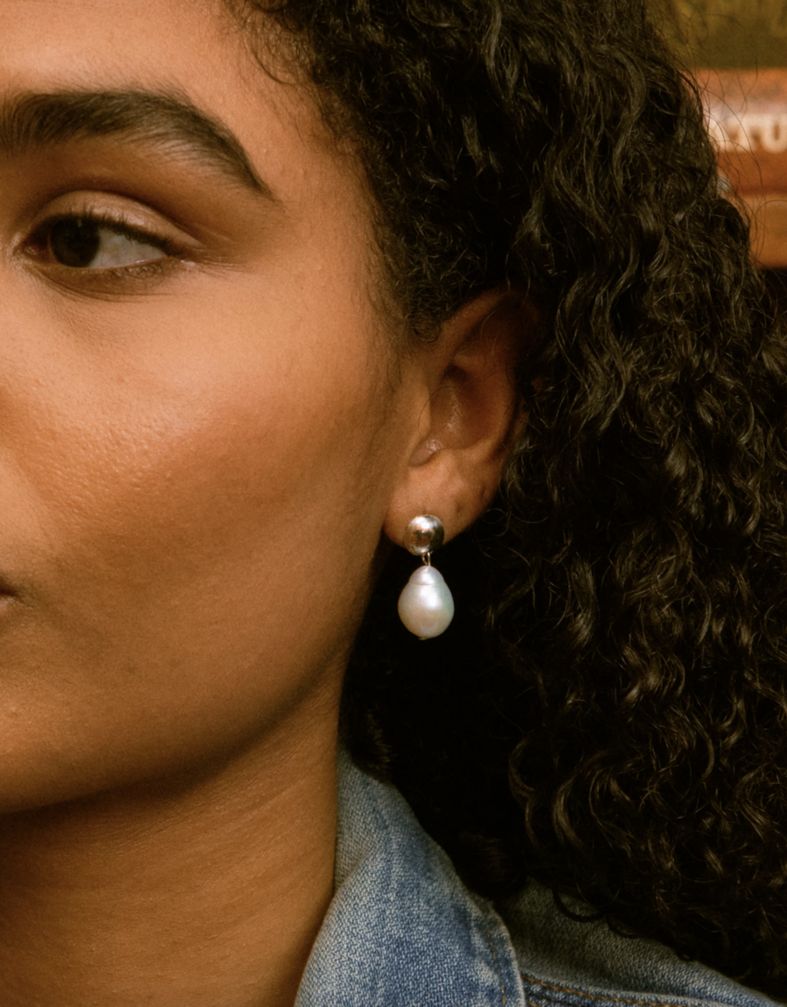 Flora Ciccarelli Flora Ciccarelli- 26p 105 Pearl earrings silver