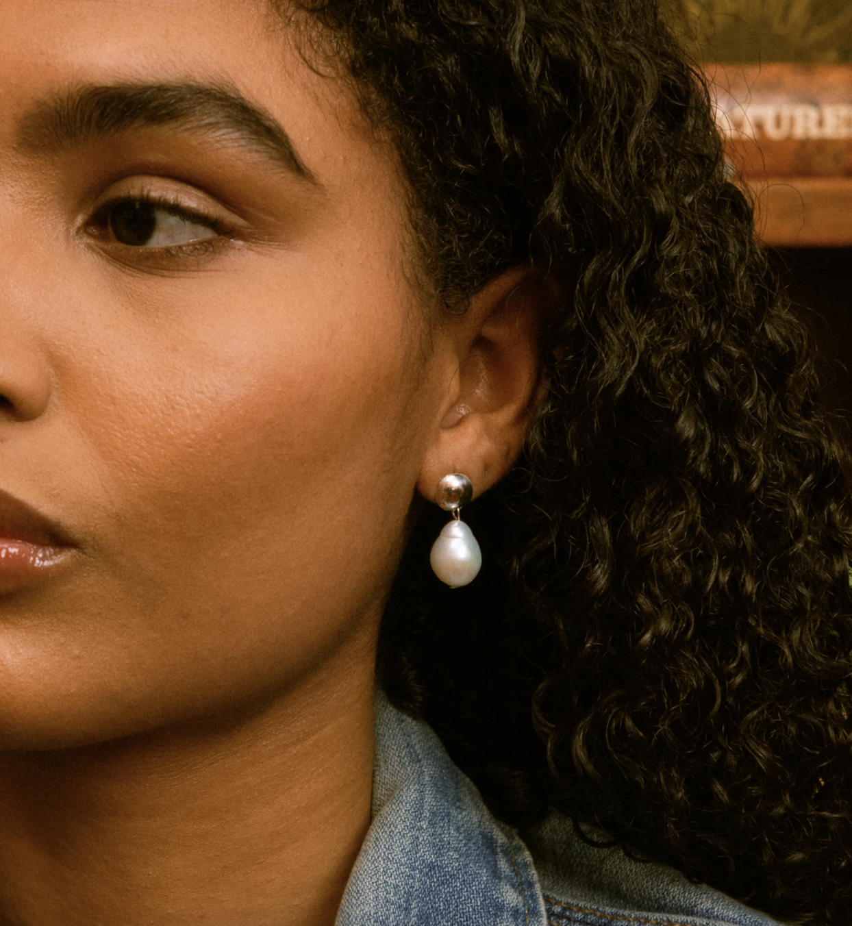 Flora Ciccarelli Flora Ciccarelli- 26p 105 Pearl earrings silver