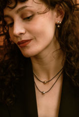 Flora Ciccarelli Flora Ciccarelli- 26p 204G Collier Fil nylon et bille or rempli