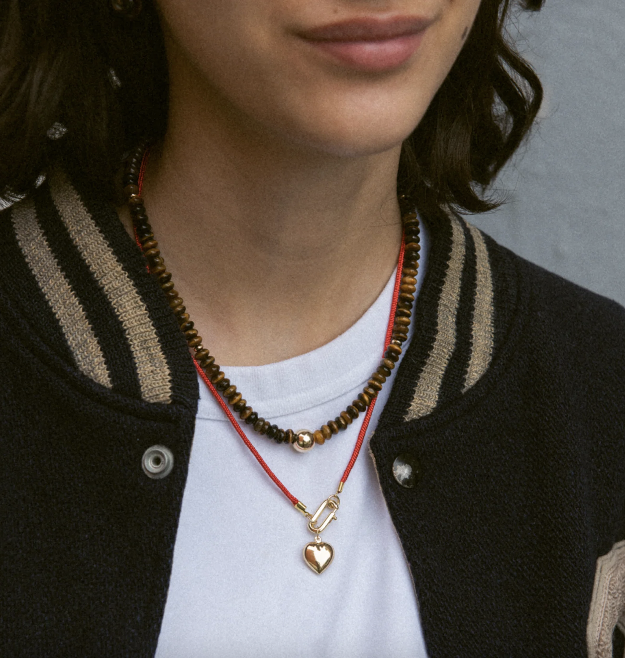 Flora Ciccarelli Flora Ciccarelli- 25p 409 + 25p 207 collier cordon or et coeur