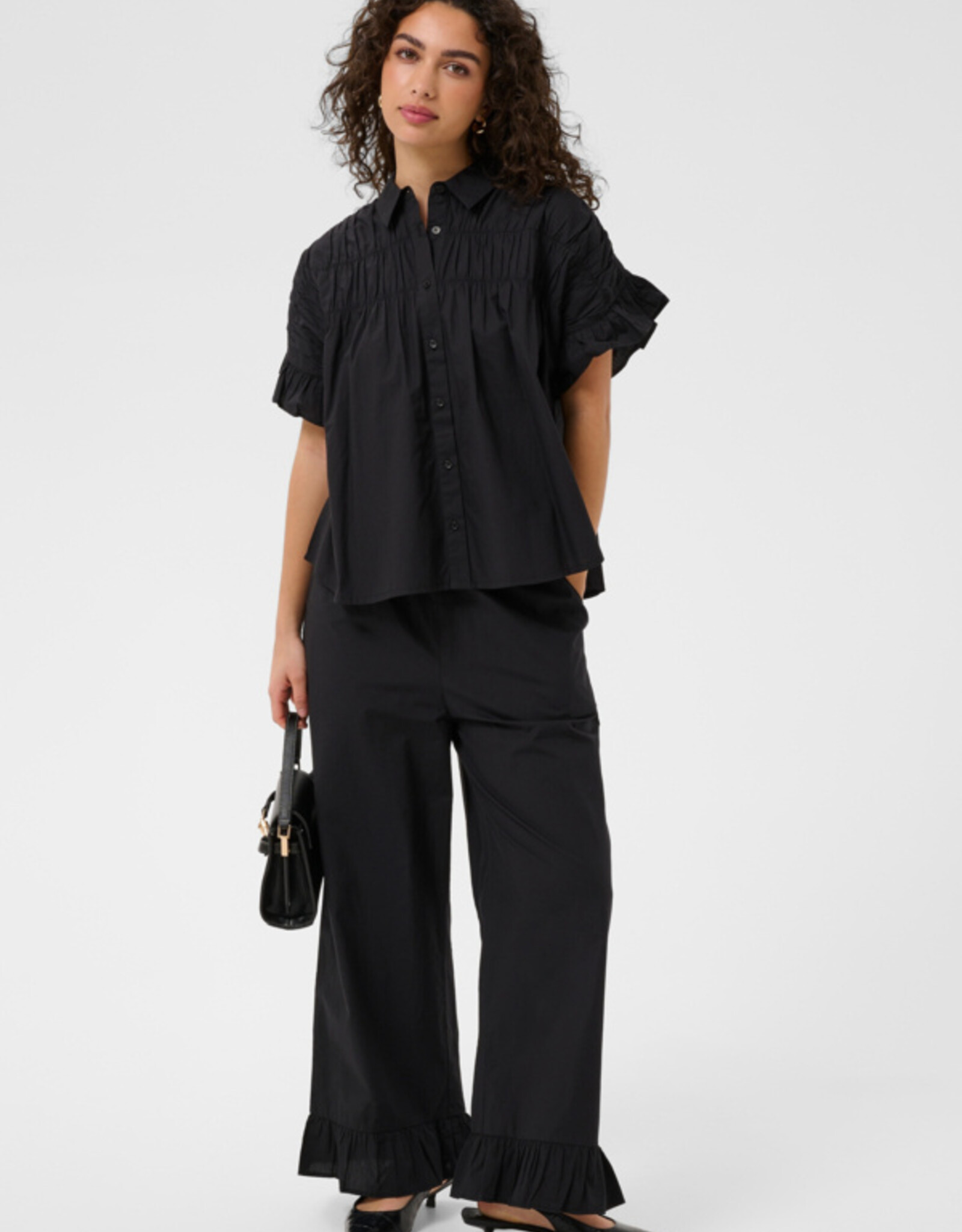 Kaffé Kaffe -Kaverdina Flouncce Chemise FW26