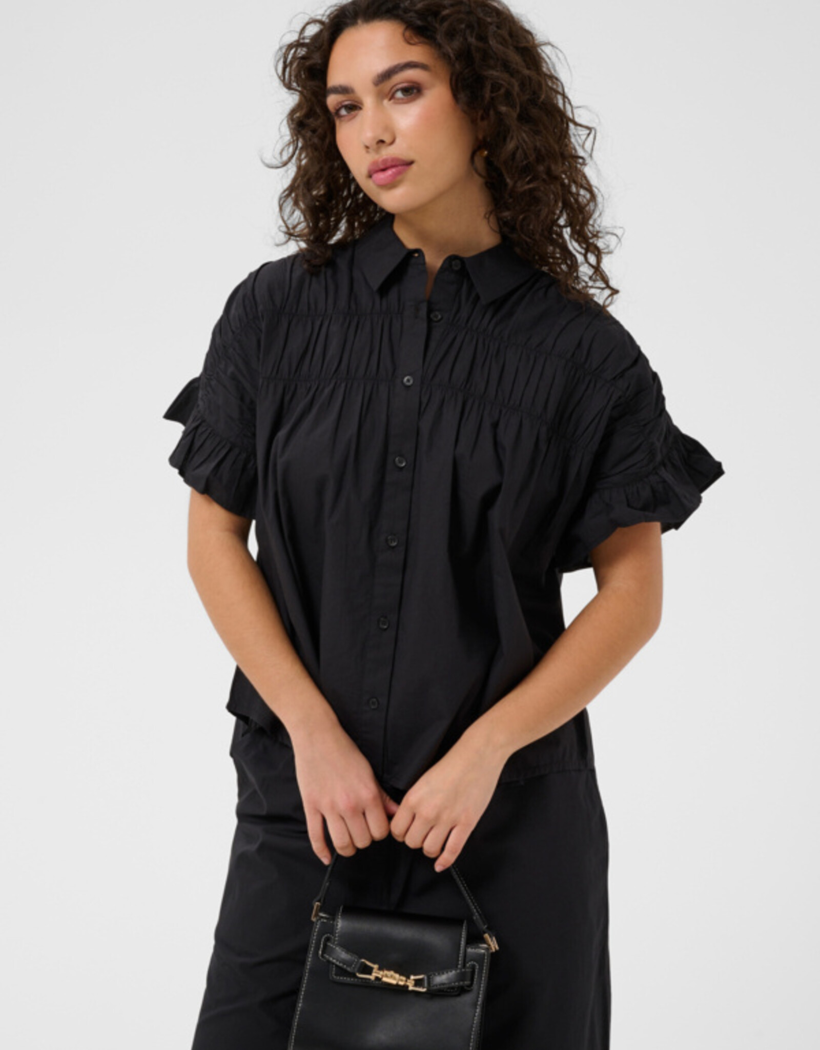 Kaffé Kaffe - Kaverdina Flouncce Shirt FW26