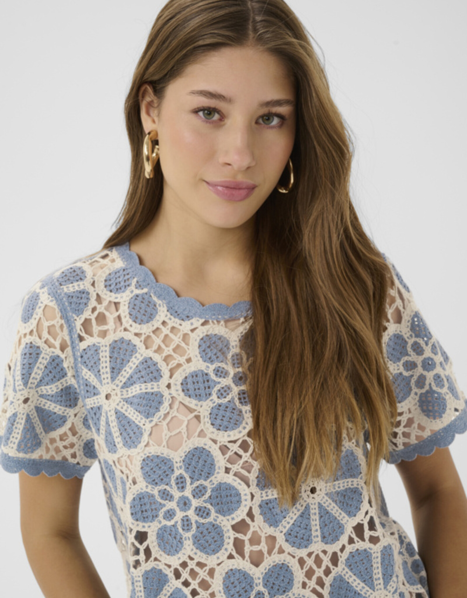 Cream Cream - Mallica Crochet Blouse FW26