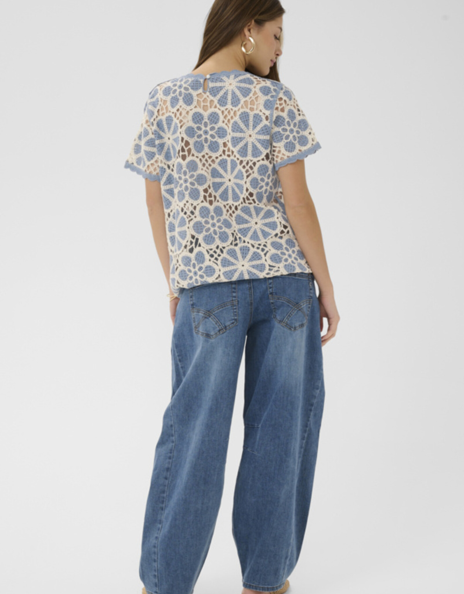 Cream Cream - Mallica Crochet Blouse FW26