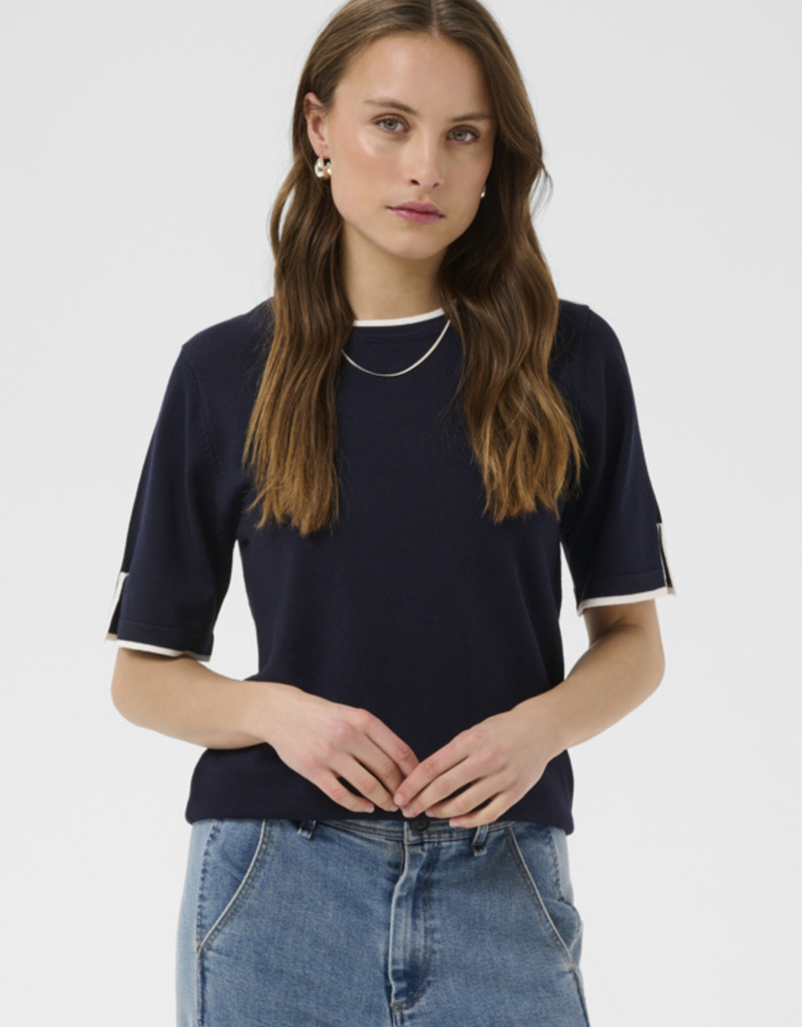 Saint Tropez - Mila chandail details contrastants FW26