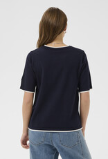Saint Tropez - Mila Contrast Stripe Short Sleeve Pullover FW26