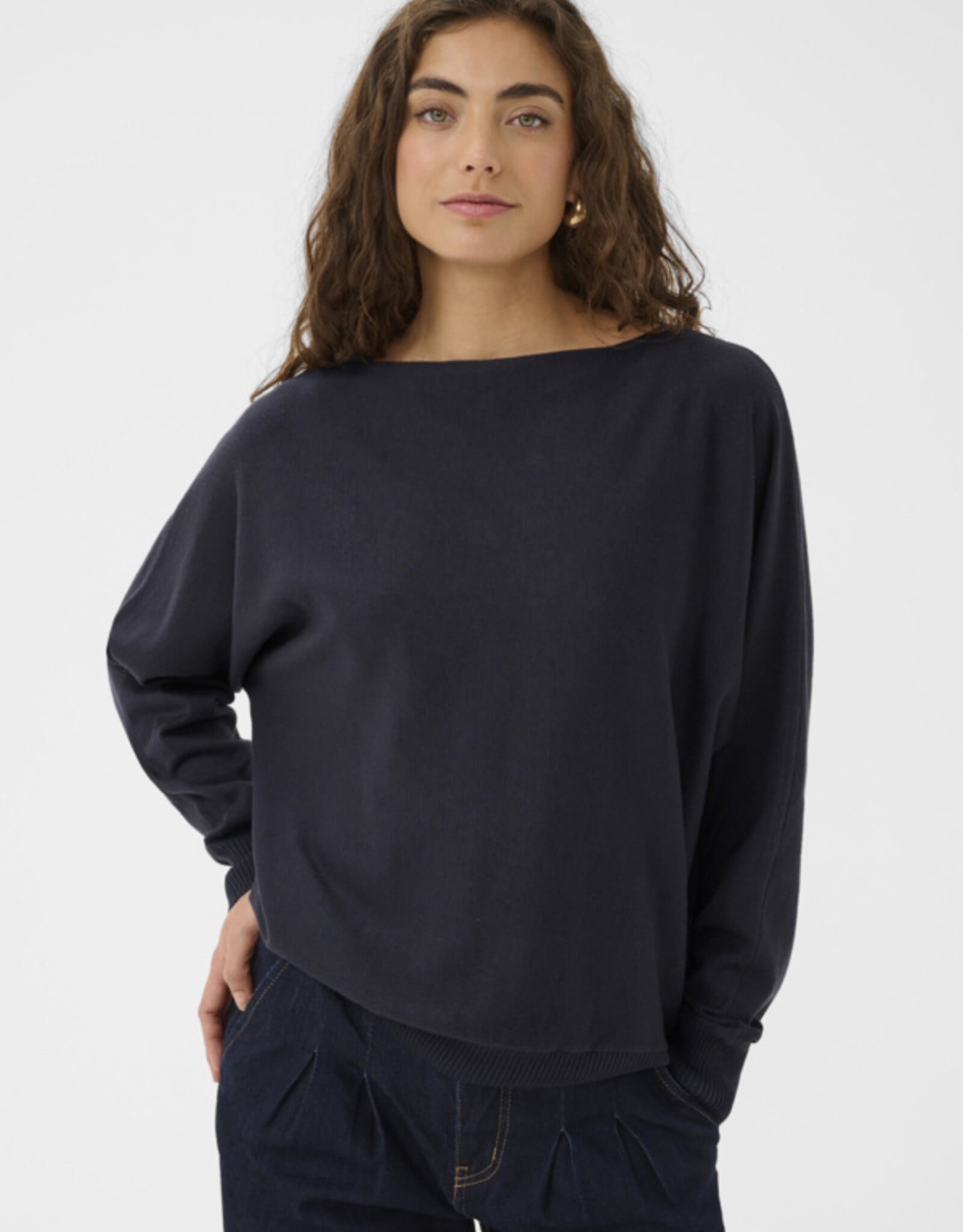 Culture CULTURE - CUAnnemarie Batwing Jumper FW26