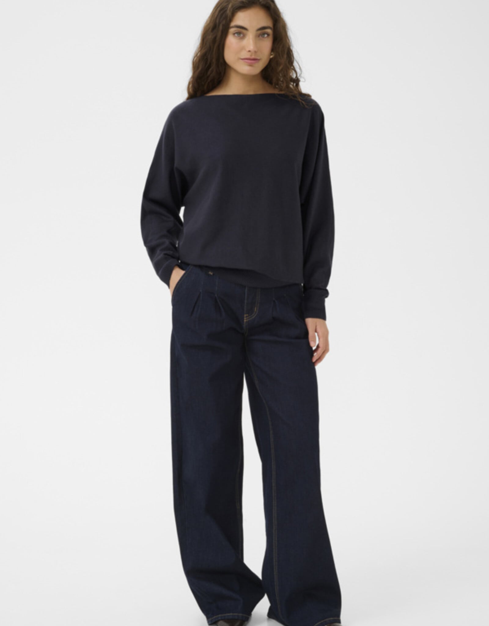 Culture CULTURE - CUAnnemarie Batwing Jumper FW26