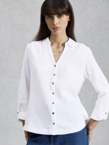 White Stuff White Stuff- 445753 Annie shirt dbl cloth