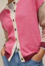 White Stuff White Stuff- 446724 Sansa Colorblock Cardi FW26