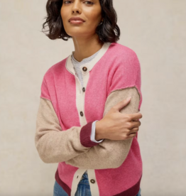 White Stuff White Stuff- 446724 Sansa Colorblock Cardi FW26