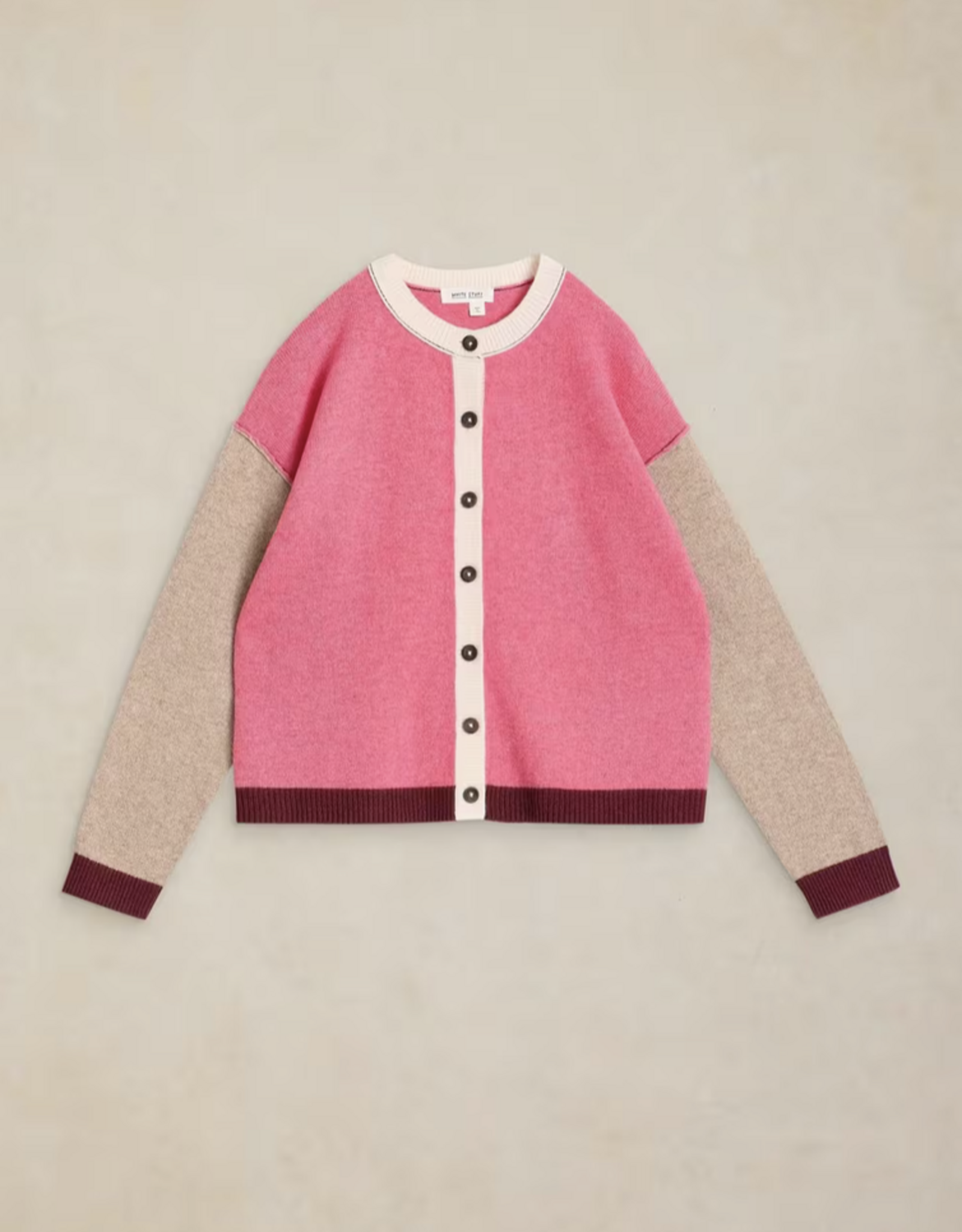 White Stuff White Stuff- 446724 Sansa Colorblock Cardi FW26