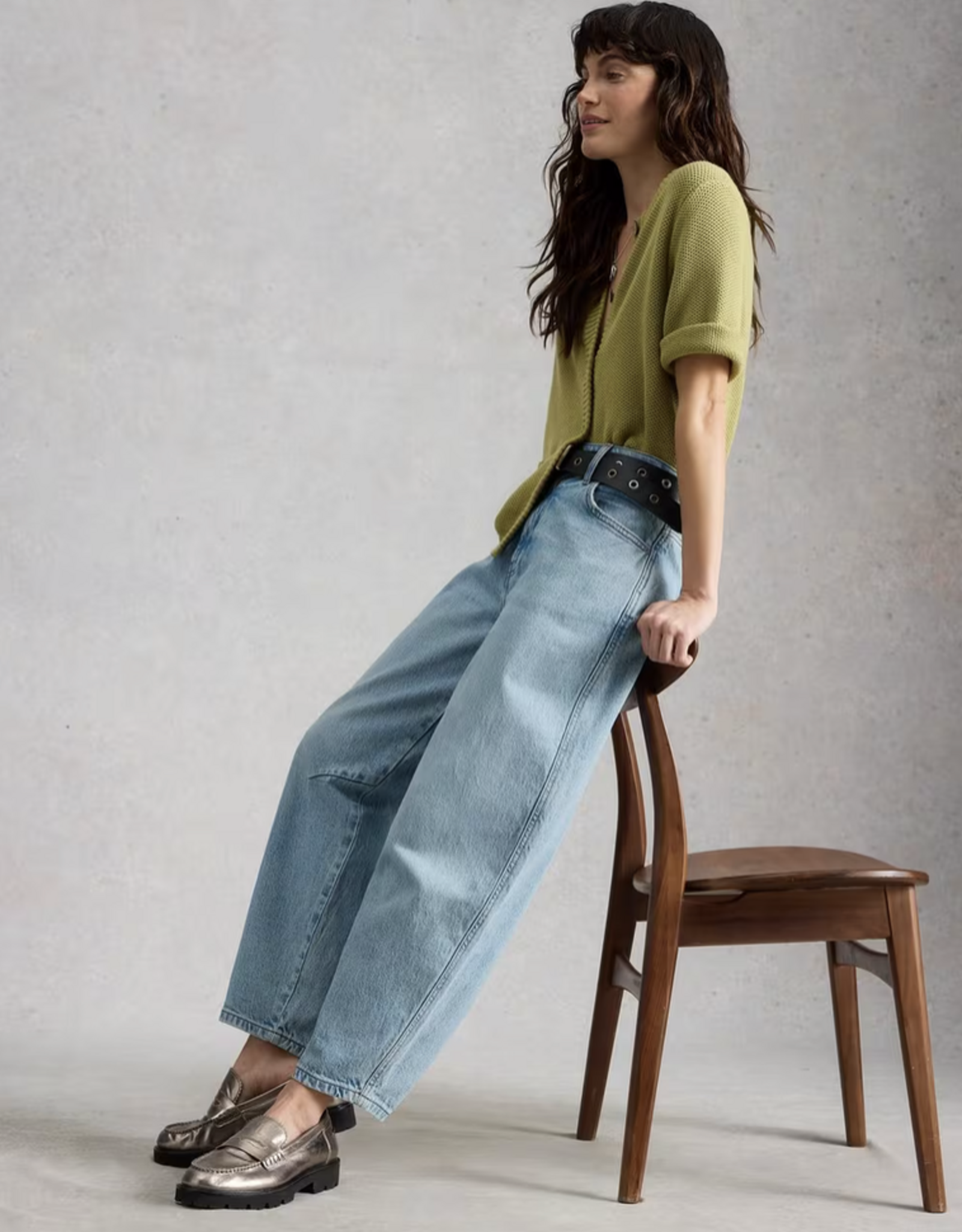 White Stuff White Stuff- 444939 Aubrey barrel Jean FW26