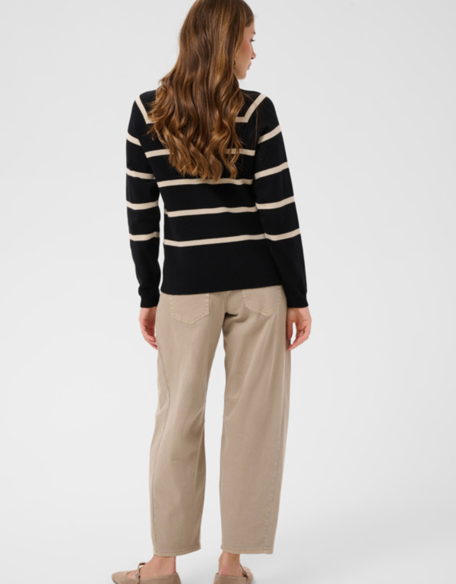 Cream Cream - CRDela Button Pullover
