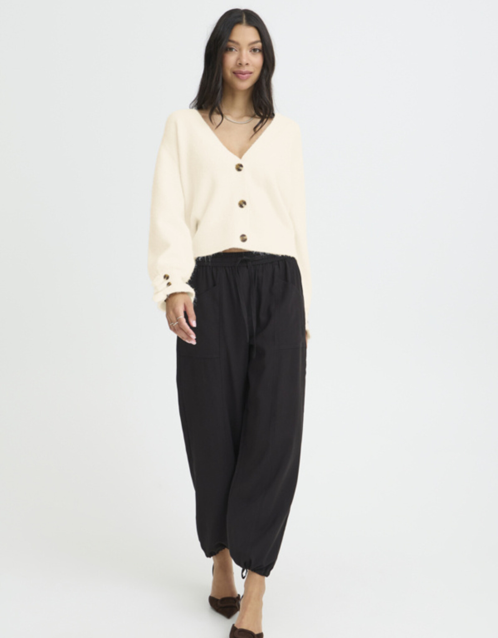 b. young B. Young- BYOmea Frill Cardigan