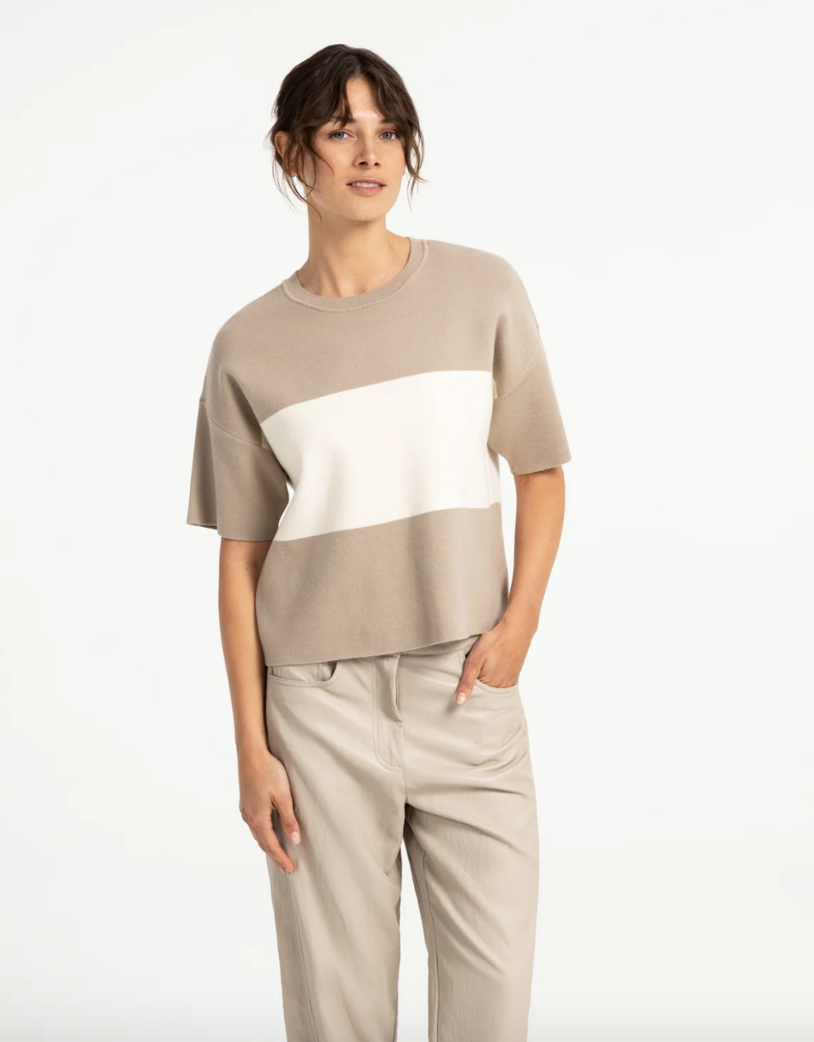 Yaya Yaya - Shortsleeve Sweater 01000611