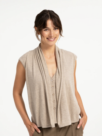 Yaya Cardigan Sans Manches 01010176