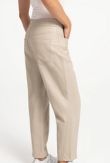Yaya Yaya - Vegan Leather Barrel Pant 01309289