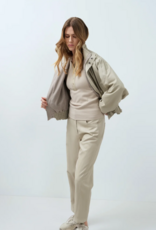 Yaya Yaya - Vegan Leather Barrel Pant 01309289