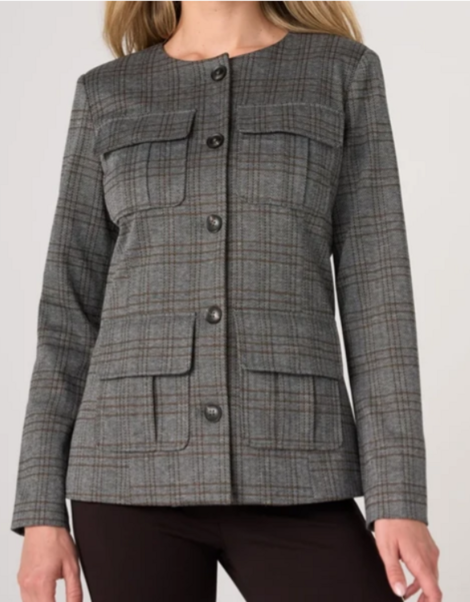 Liverpool Liverpool - LM1D08TL76 Collarless Field Jacket