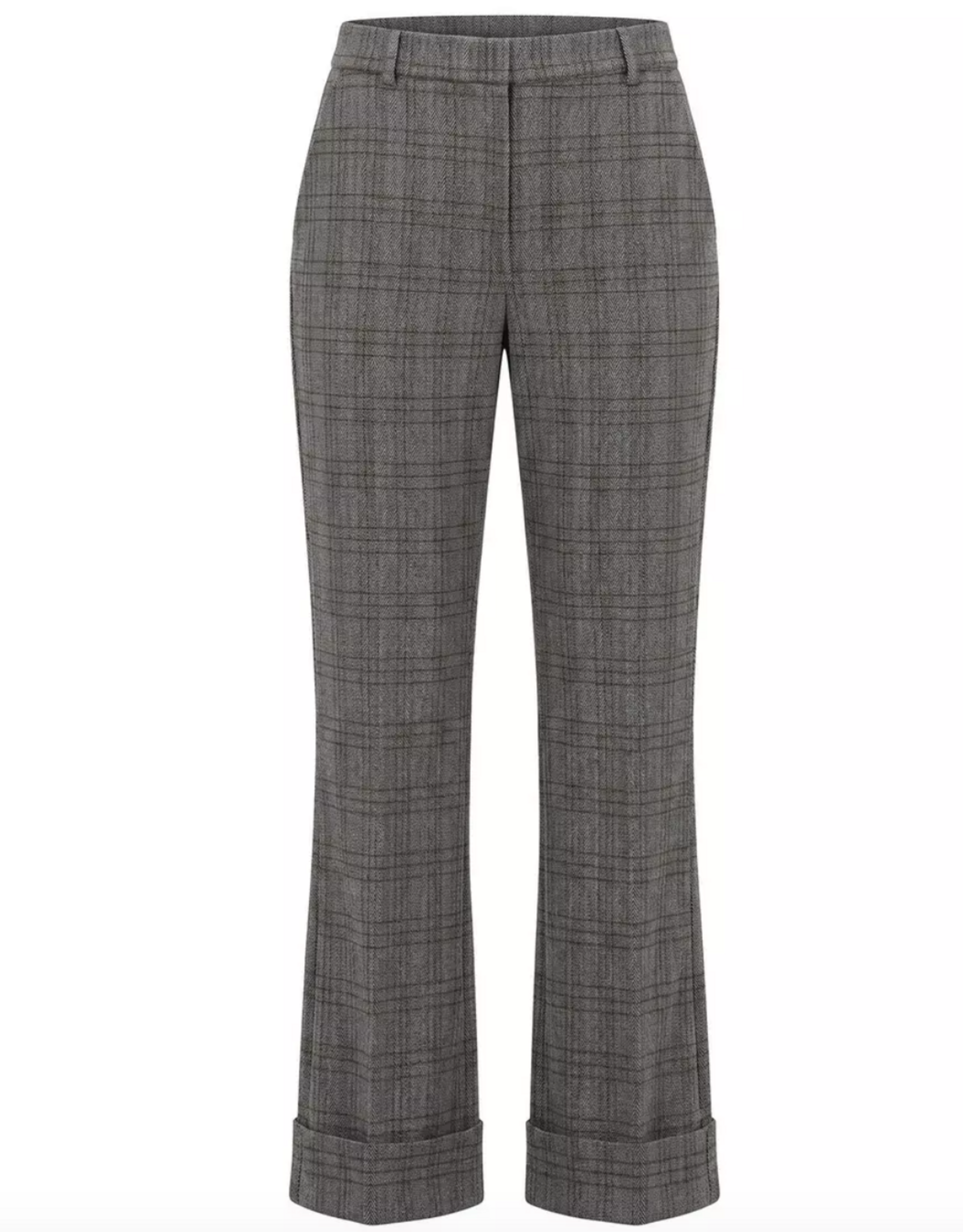 Liverpool Liverpool - LM4766TL76 Flare Trouser w/ Cuffed Hem