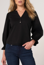 Liverpool Liverpool - LM8L90K99 Knit to Woven Top