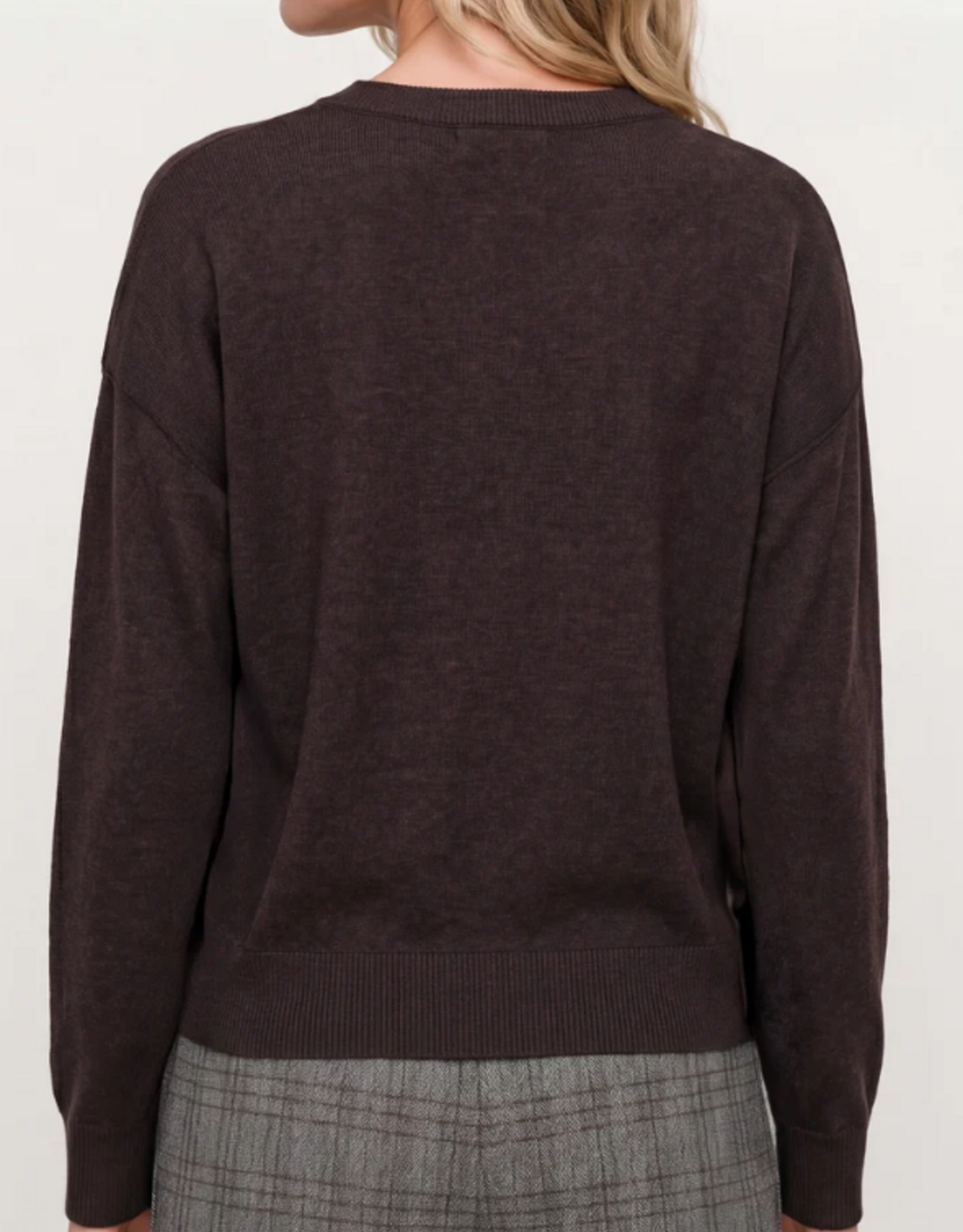 Liverpool Liverpool - LM8M14WF20 Drape Neck Knit