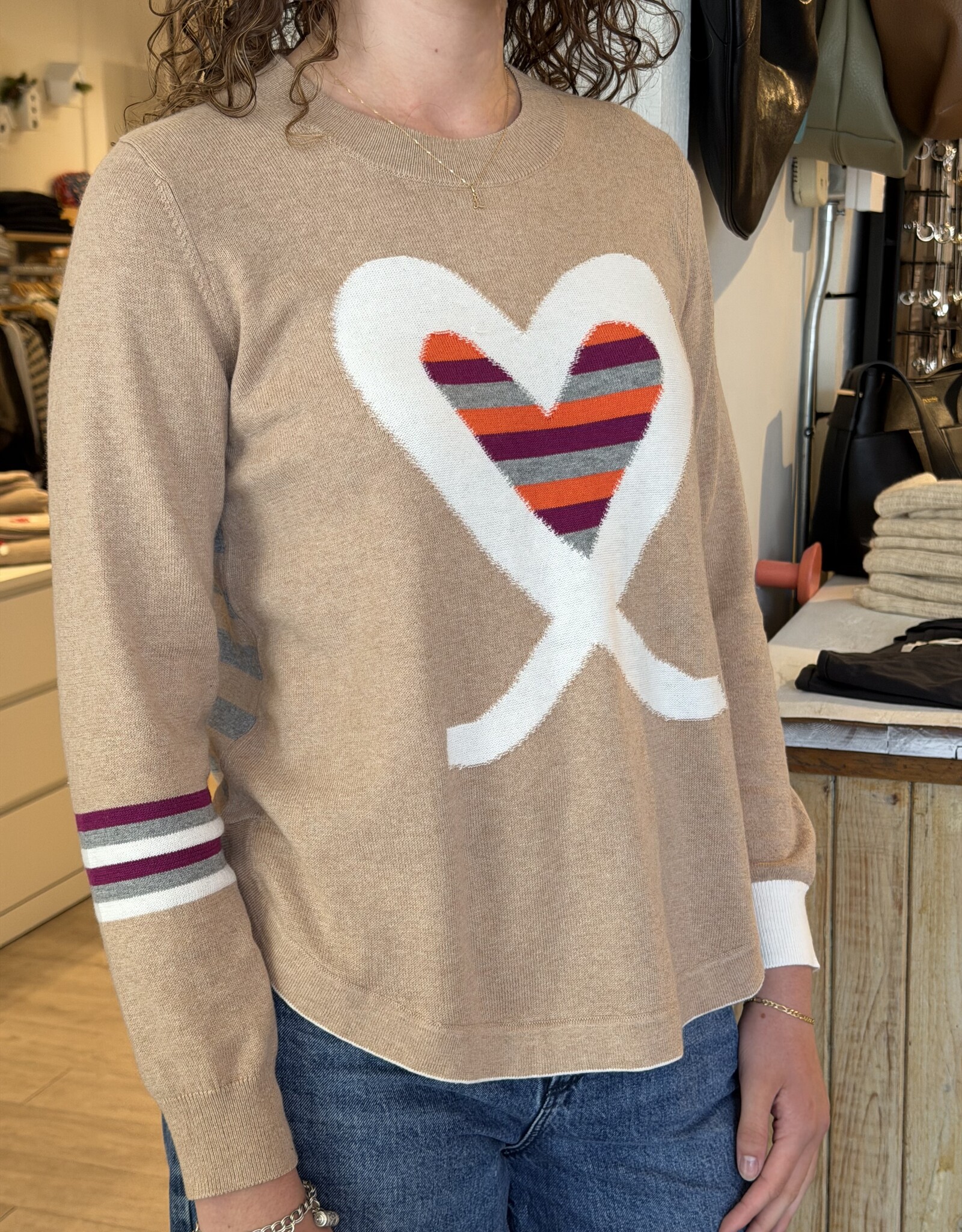 ZAKET & PLOVER Zaket & Plover - ZP8535U "I Heart You" Sweater