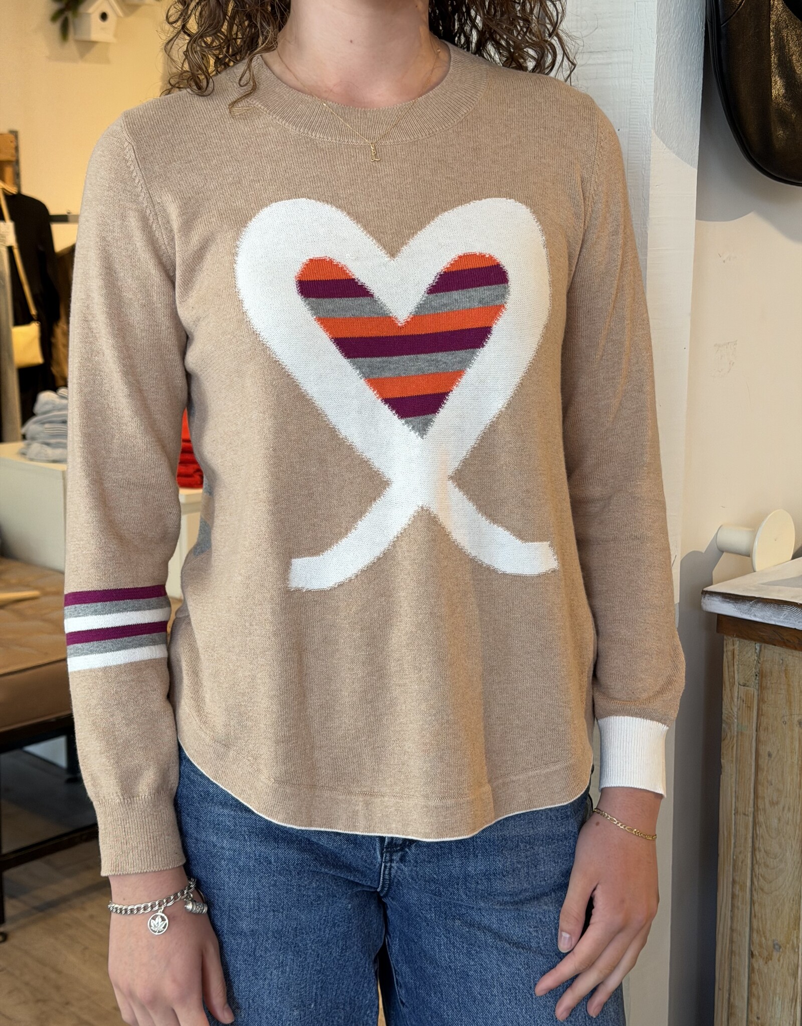 ZAKET & PLOVER Zaket & Plover - ZP8535U "I Heart You" Sweater